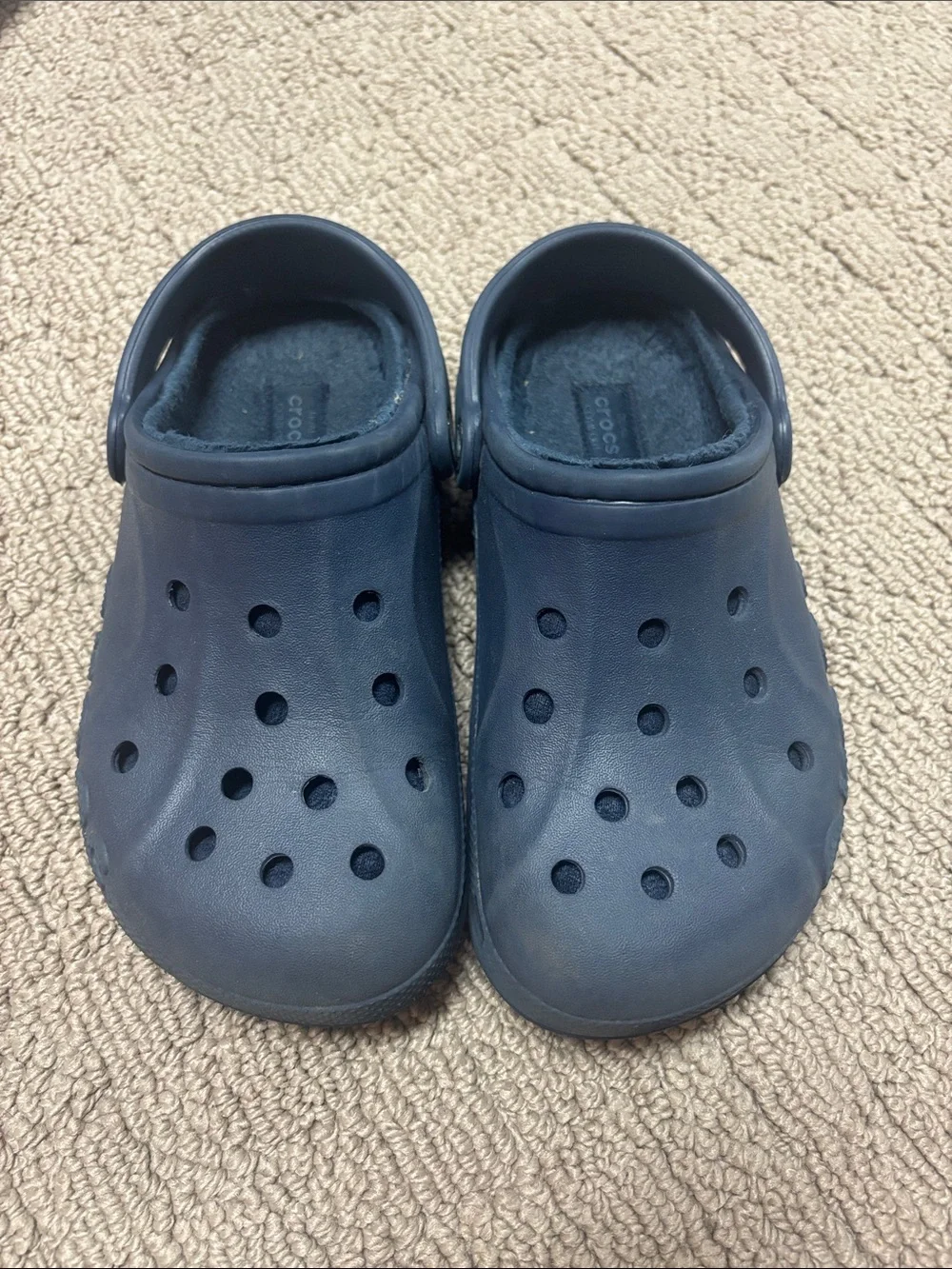 CROCS Kids winter lined Clog in Navy